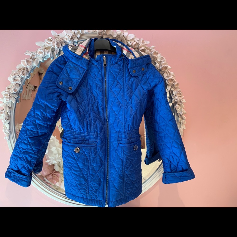 Burberry girls quilted jacket size 12Y